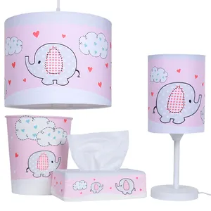 ست لوستر و آباژور طرح فیل کوچولو مدل A106