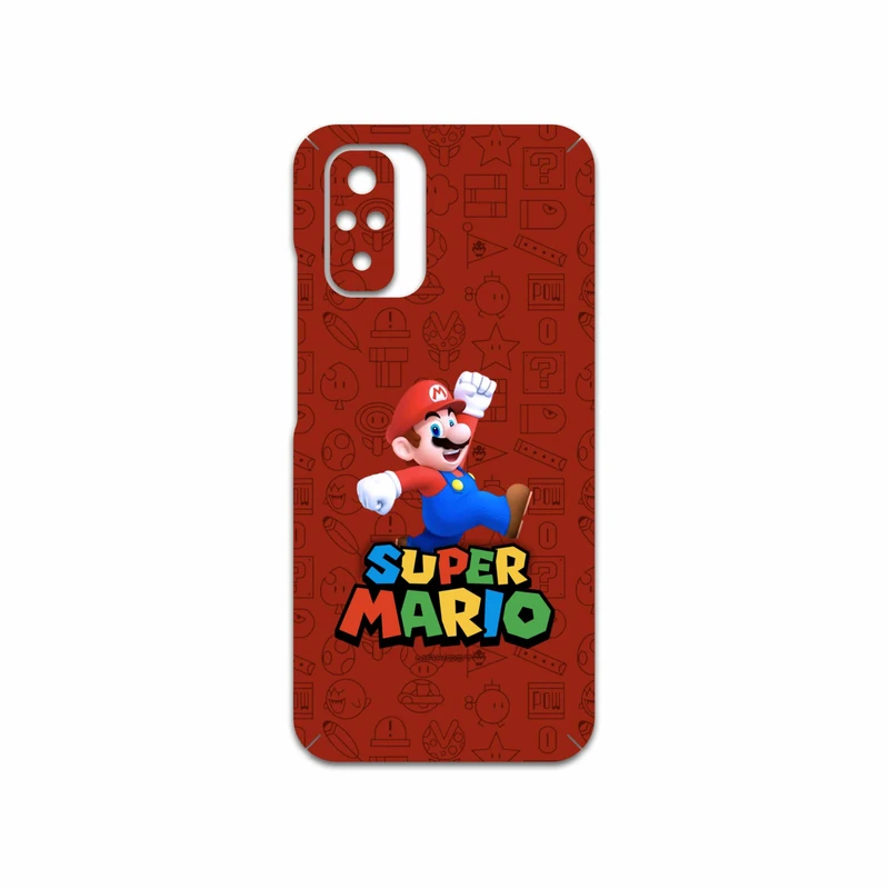 برچسب پوششی ماهوت مدل Super-Mario-Game مناسب برای گوشی موبایل شیائومی Redmi Note 10