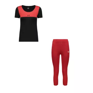 ست تی شرت و شلوارک ورزشی زنانه مدل R3101-710102