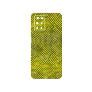 MAHOOT Yellow Snake Skin Cover Sticker for Xiaomi Redmi Note 11 4G