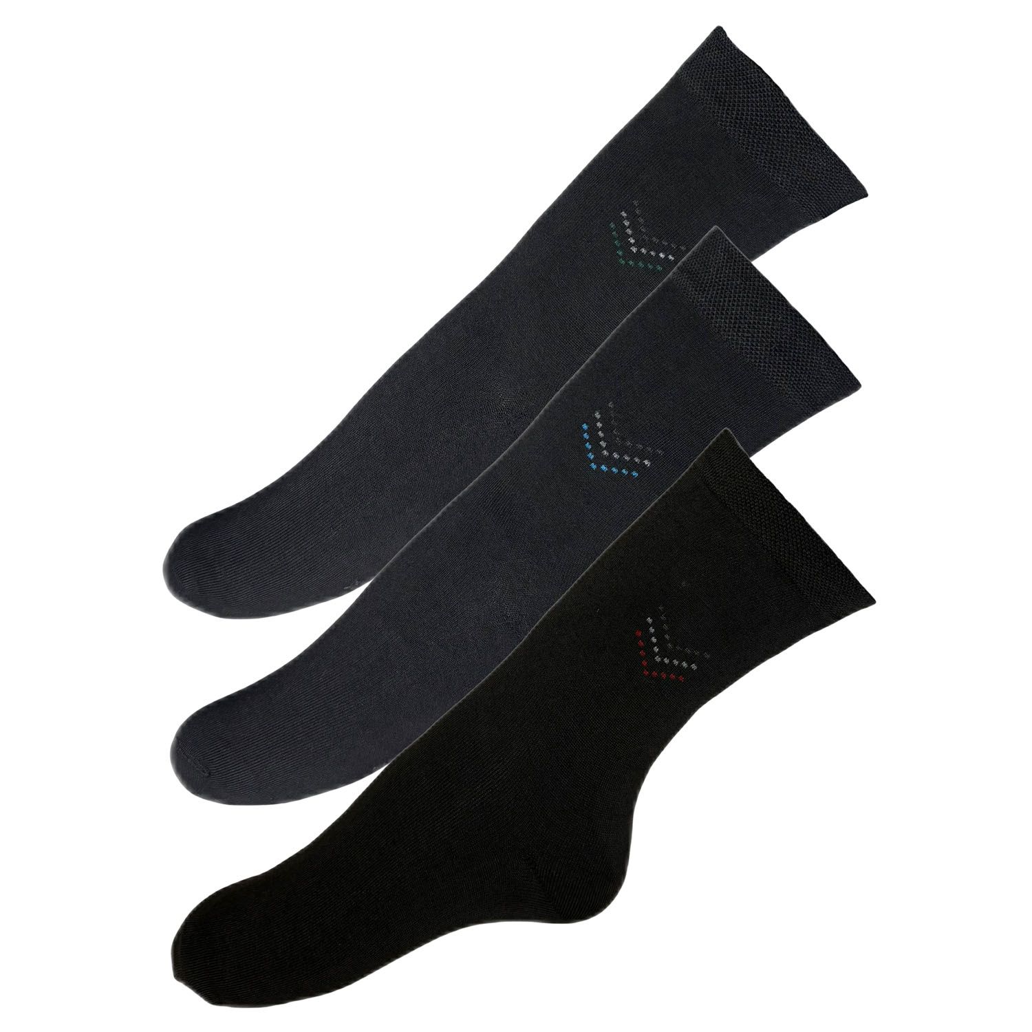 جوراب ساق بلند مردانه کانتکس مدل کلاسیک هفتی کد HASBPA3-4 بسته 3 عددی - - 1