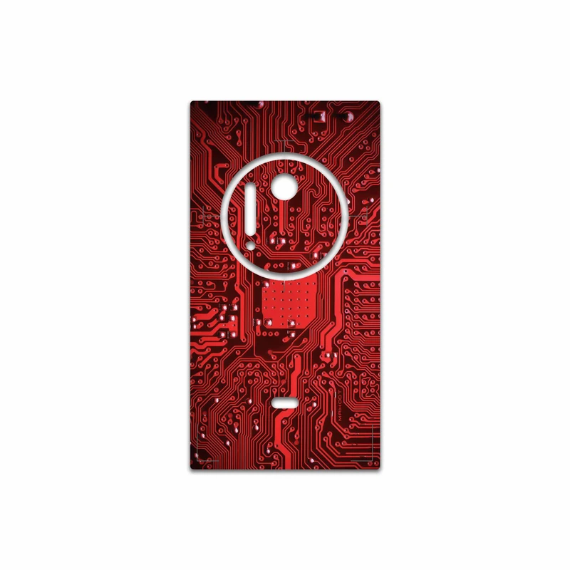 برچسب پوششی ماهوت مدل Red Printed Circuit Board مناسب برای گوشی موبایل نوکیا Lumia 1020
