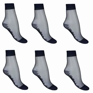 جوراب ساق کوتاه زنانه مدل PTA_SH2BL بسته 6 عددی