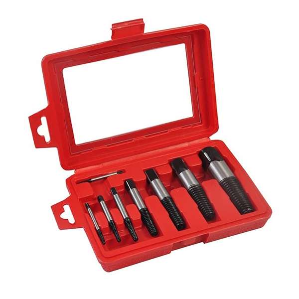 مته قلاویز چپ گرد مدل X8 مجموعه 8 عددی مته قلاویز چپ گرد مدل X8 مجموعه 8 عددی