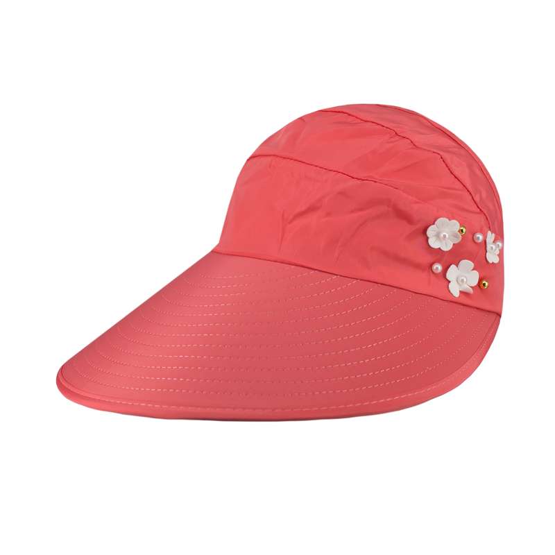 کلاه آفتابگیر زنانه طرح شکوفه مدل HYP-2022