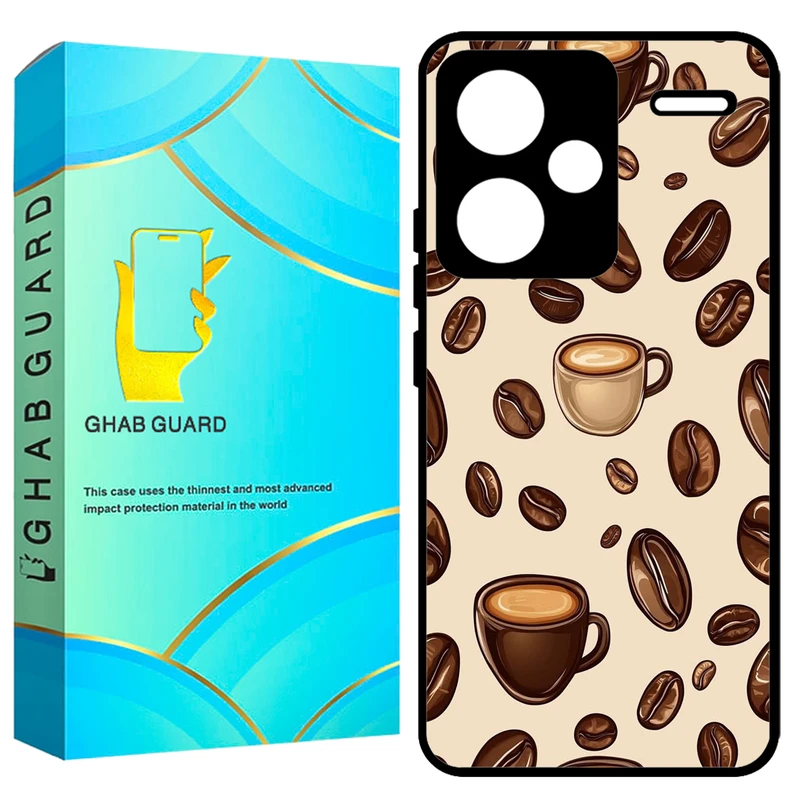 کاور قاب گارد طرح قهوه مدل GCHPN13PL مناسب برای گوشی موبایل شیائومی Redmi Note 13 Pro Plus