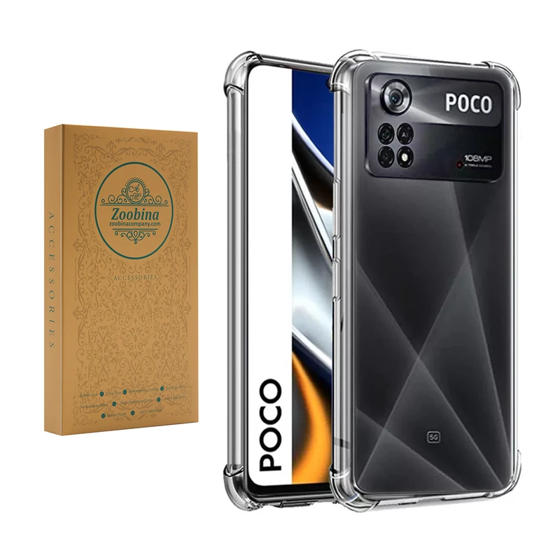  کاور زوبینا مدل COLORLESS مناسب برای گوشی موبایل شیائومی Poco M4 Pro 4G  