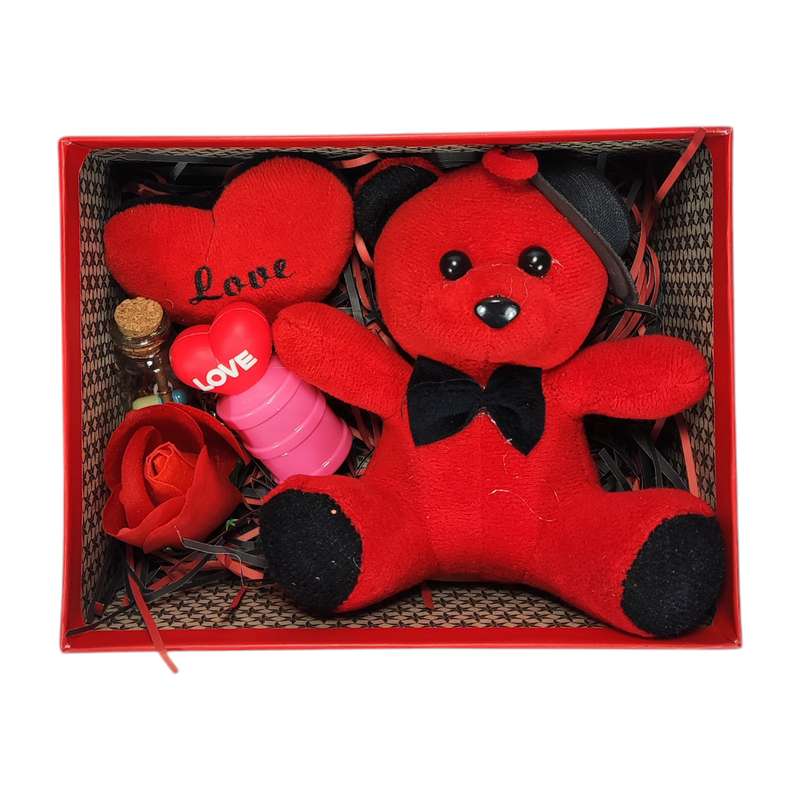 ست هدیه مدل خرس روز عشق مجموعه 7 عددی