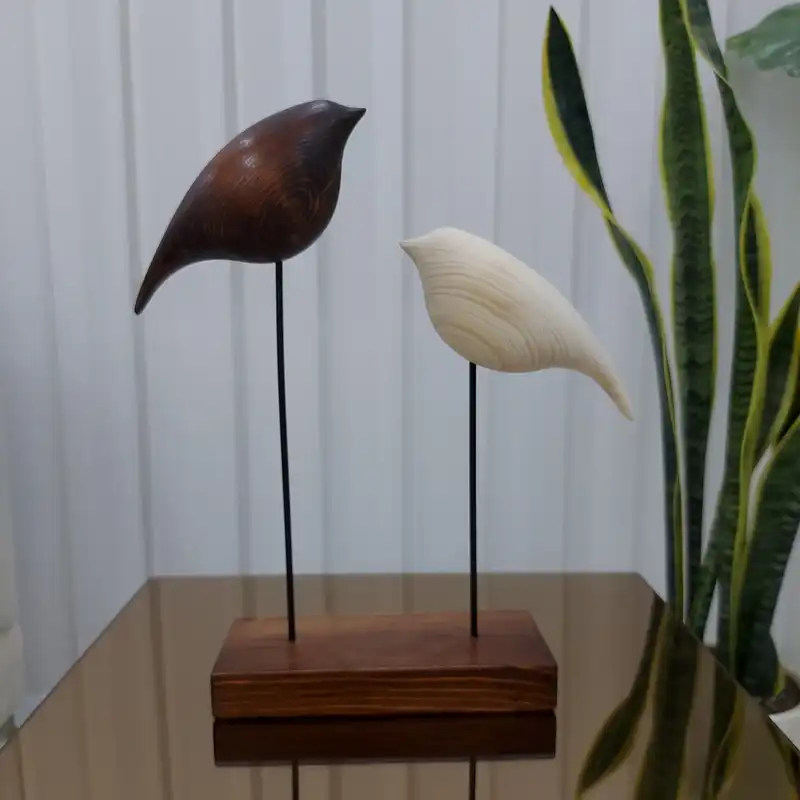 مجسمه چوبی مدل  پرنده کد 06