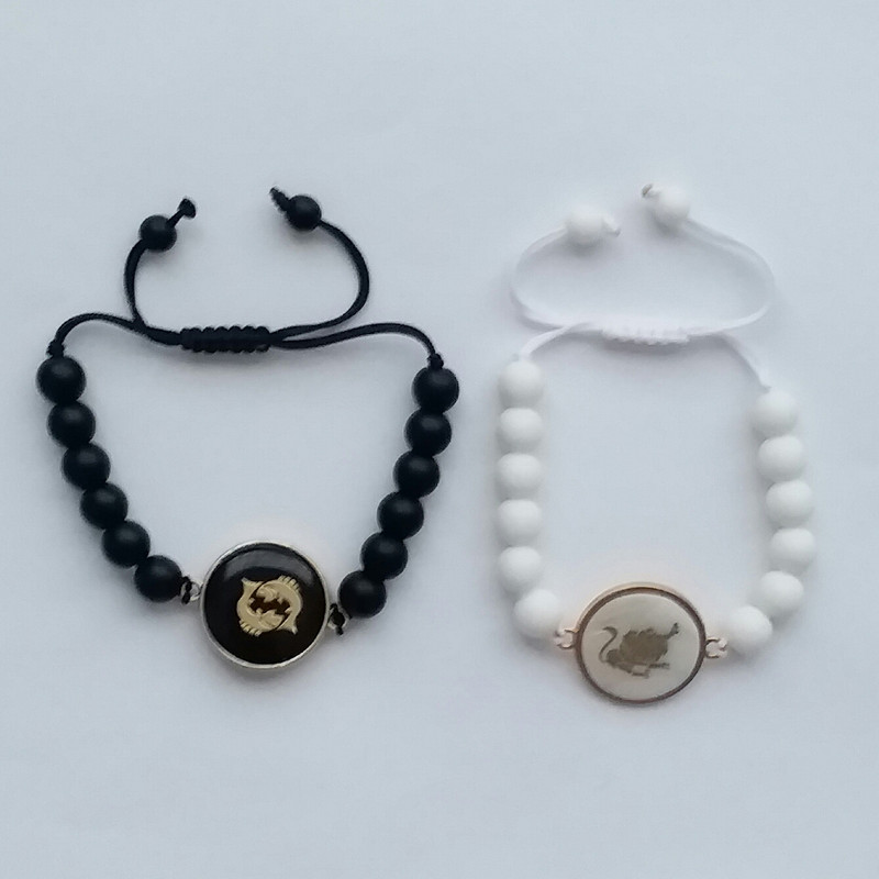 دستبند مدل ماه تولد مرداد و اسفند F69 مجموعه 2 عددی دستبند مدل ماه تولد مرداد و اسفند F69 مجموعه 2 عددی