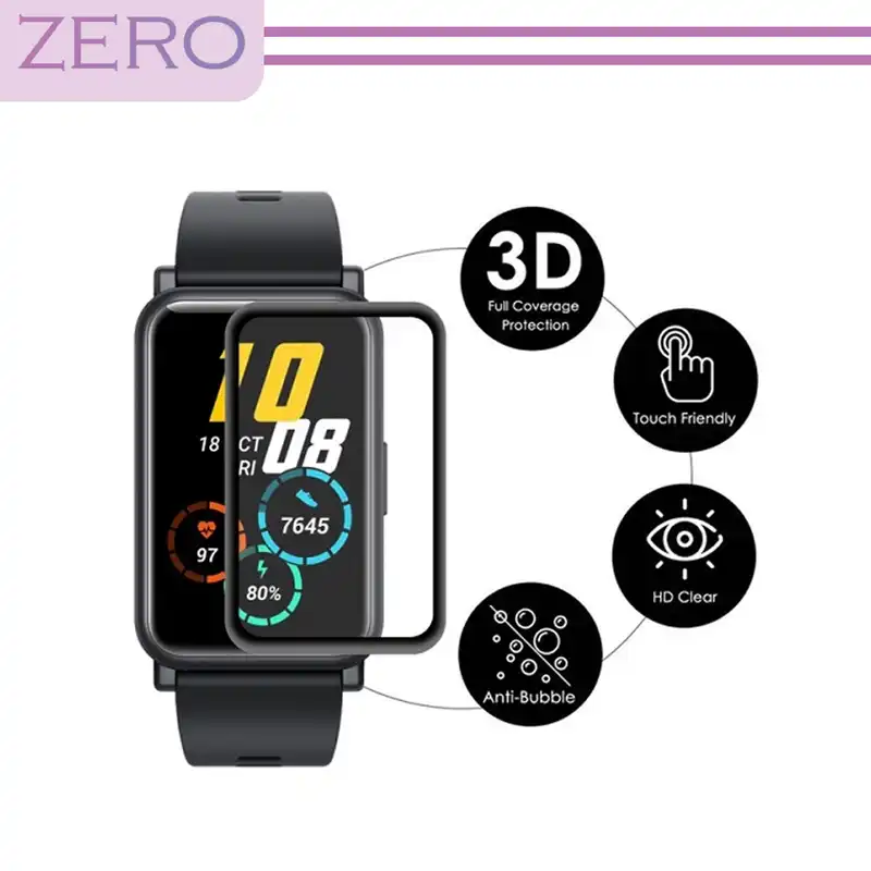 محافظ صفحه نمایش نانو زیرو مدل NZO مناسب برای ساعت هوشمند آنر Band 6 بسته سه عددی