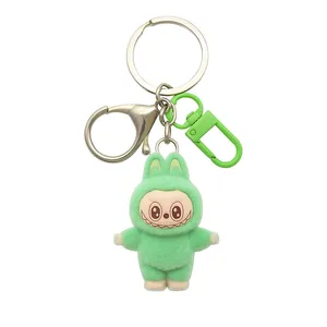 جاکلیدی دخترانه دلنار گالری مدل لبوبو ایستاده پرزدار