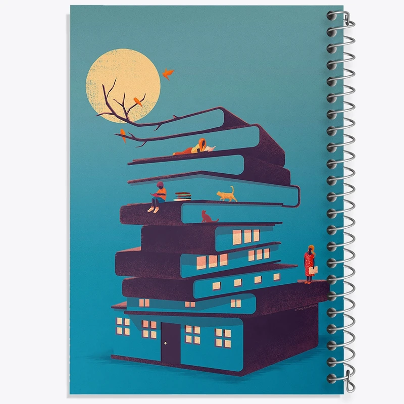 دفتر نت موسیقی 50 برگ خندالو مدل کتاب (Book) کد F234