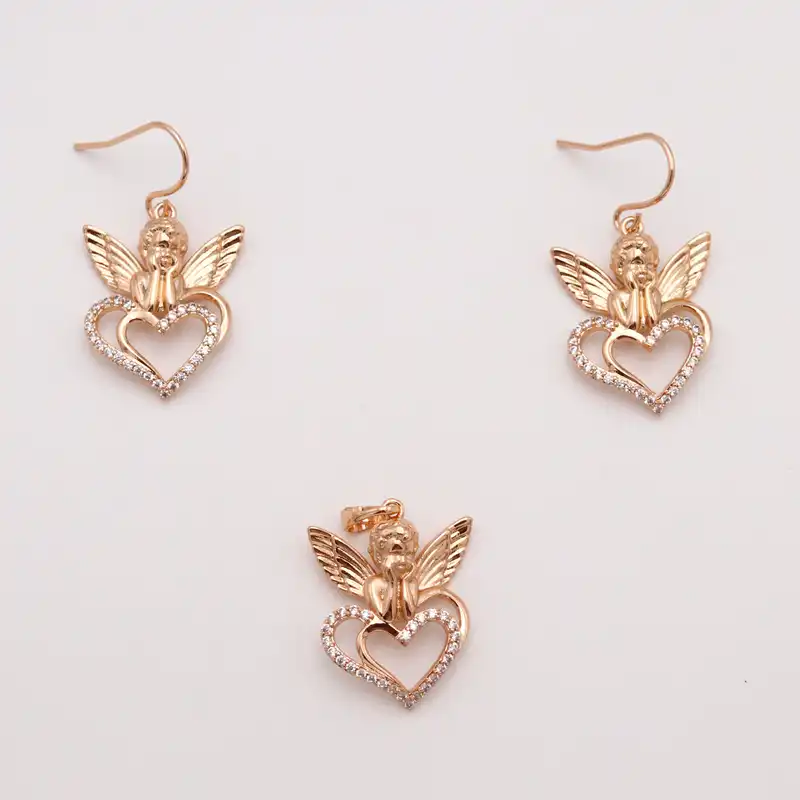 نیم ست زنانه ژوپینگ مدل فرشته و قلب کد THS-121