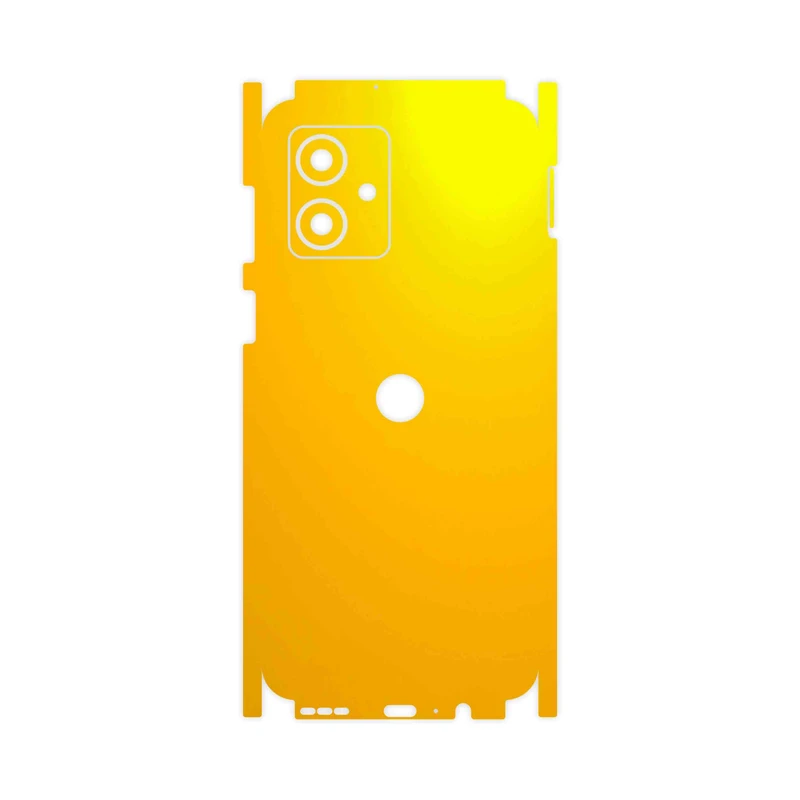 برچسب پوششی ماهوت مدل Matte-Deep-Mustard-FullSkin مناسب برای گوشی موبایل موتورولا Moto G54