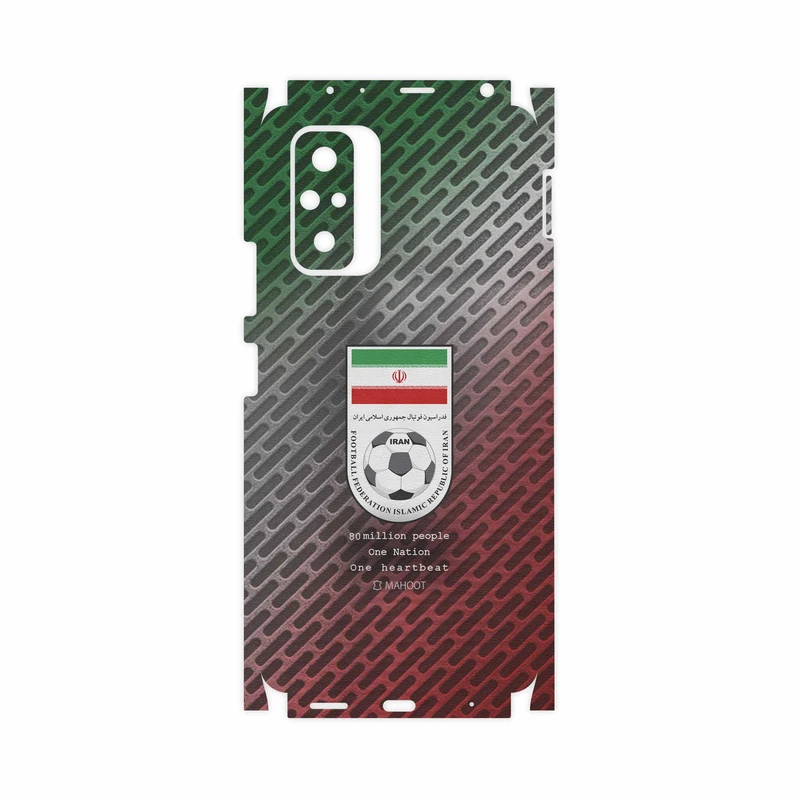 برچسب پوششی ماهوت مدل Iran-National-Football-Team-FullSkin مناسب برای گوشی موبایل شیائومی Redmi Note 10 Pro