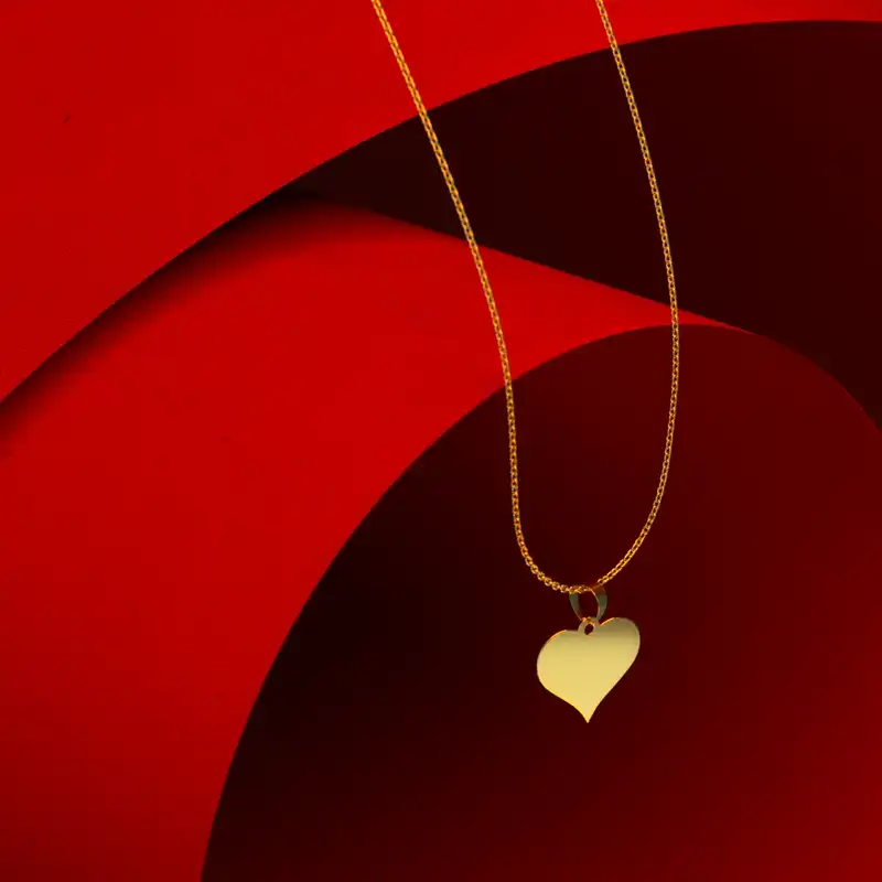 گردنبند طلا 18 عیار زنانه مدوپد مدل دایره کد CA10678