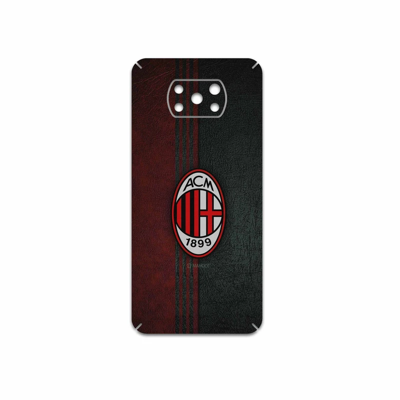 برچسب پوششی ماهوت مدل AC-Milan مناسب برای گوشی موبایل شیائومی Poco X3 Pro