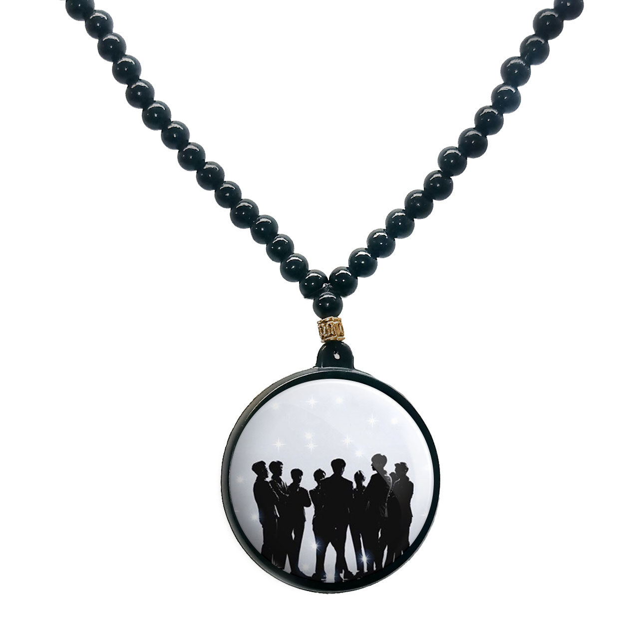 گردنبند پرمانه طرح exo کد pmd.14141 مدل دو طرفه