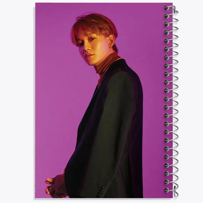 دفتر مشق 100 برگ خندالو طرح چن گروه اکسو EXO کد 16806