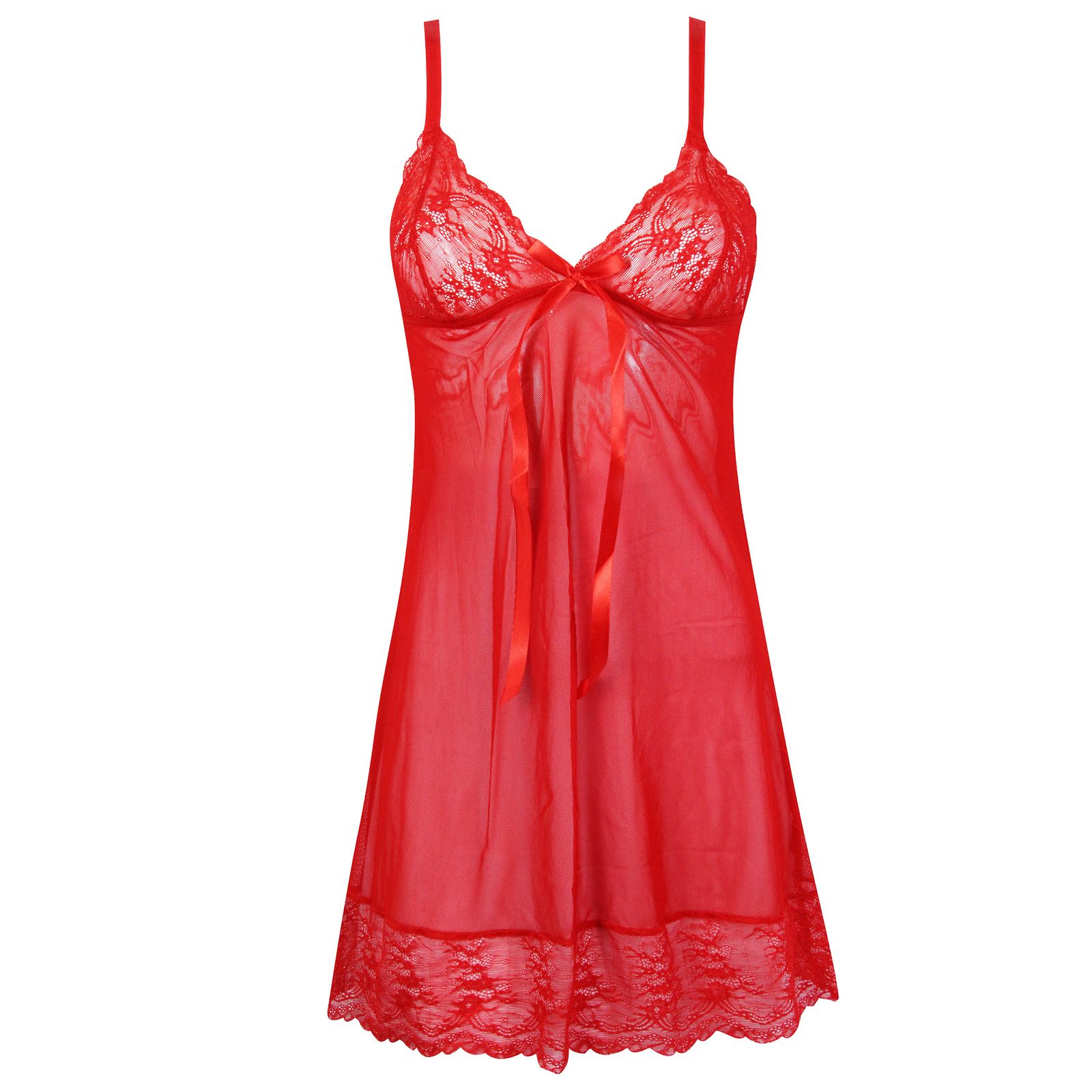 لباس خواب زنانه ماییلدا مدل 3685-804 رنگ قرمز -  - 4