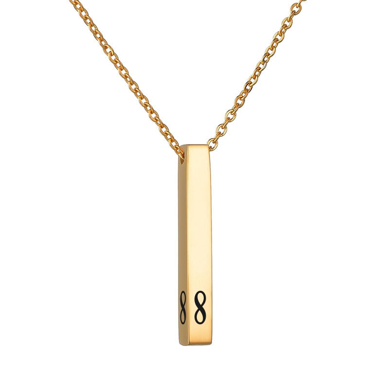 گردنبند مدل مکعب عشق بینهایت