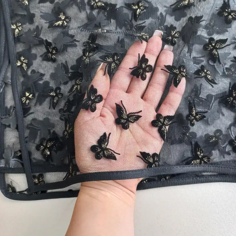 روسری زنانه مدل مینی اسکارف توری