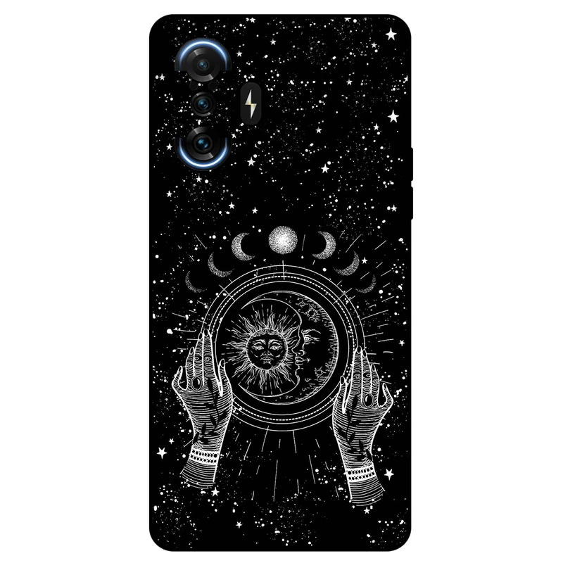 کاور مگافون طرح ماه و خورشید مدل 1892 مناسب برای گوشی موبایل شیائومی Poco F3 GT 
