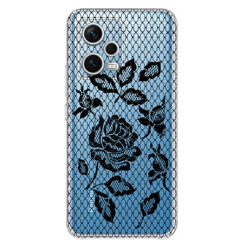 کاور مگافون طرح گل مدل C43-B مناسب برای گوشی موبایل شیائومی Redmi Note 12 Pro 5G  