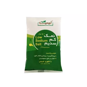 نمک کم سدیم کیمیا - 500 گرم بسته بسته 4 عددی