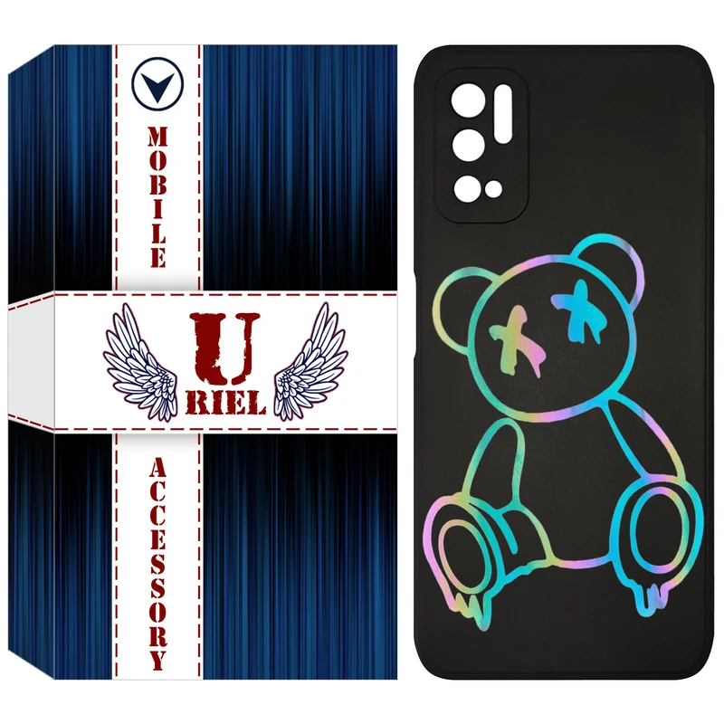کاور یوریل مدل KSH کد 44 طرح خرس رنگی مناسب برای گوشی موبایل شیائومی Poco M3 Pro / Redmi Note 10 5G / Redmi Note 11 SE