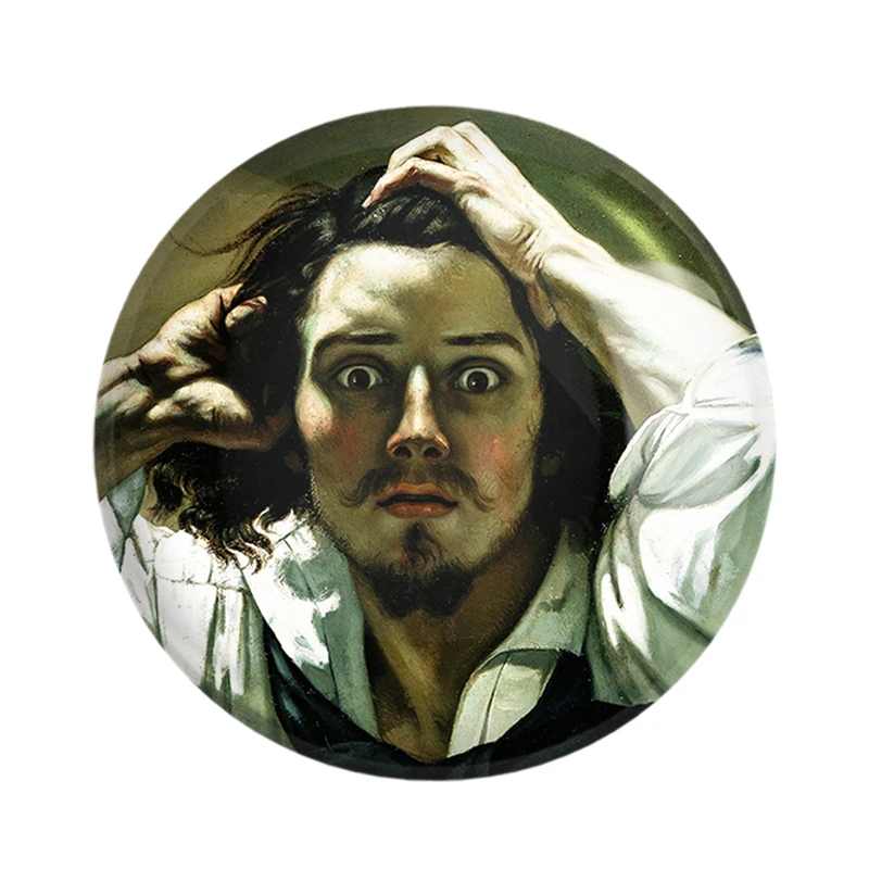 مگنت خندالو مدل مرد نا امید گوستاو کوربه کد 37130