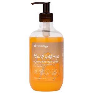مایع دستشویی کرمی هندولوژی مدل Peaches and Mango حجم 500 میلی لیتر