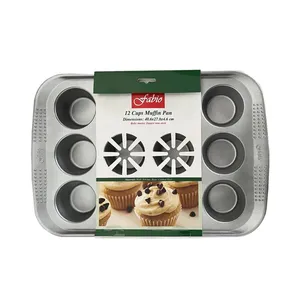 قالب شیرینی مدل مافین 12 خانه گرد