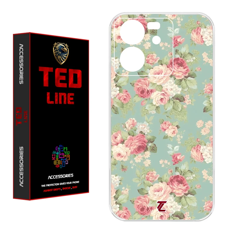 کاور تدلاین طرح گل کد 1224 مناسب برای گوشی موبایل شیائومی Mi 13T / 13T Pro