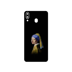 MAHOOT Girl with a Pearl Earring of Vermeer Cover Sticker for Samsung Galaxy M20