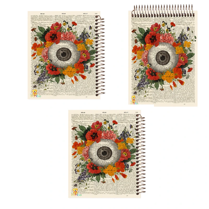 دفتر 100 برگ بانیبو مدل  چشم  کد 2767  مجموعه 3 عددی