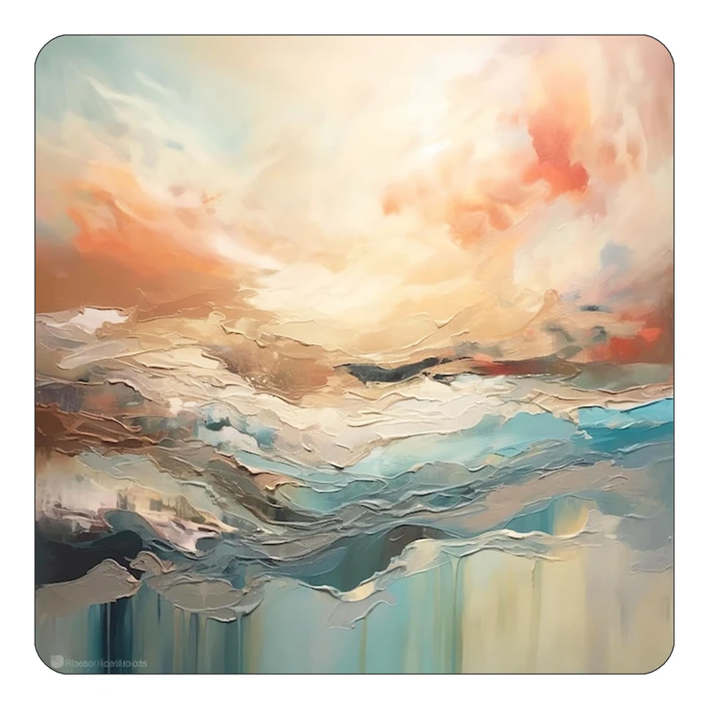 مگنت کاکتی طرح نقاشی رنگ روغن مدل mp69318