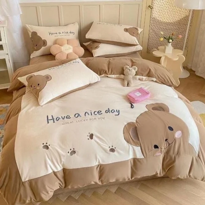 سرویس خواب 1 نفر 4 تکه مدل خرسی کد 1238