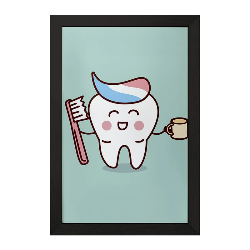 تابلو خندالو مدل دندان و دندان پزشکی کودکانه کد 36779