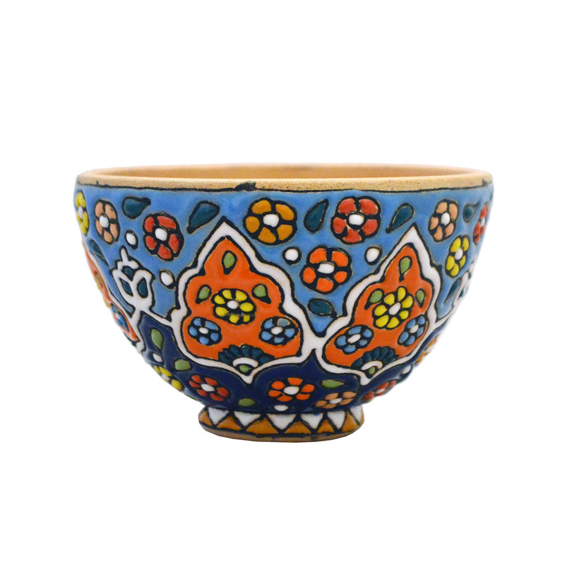 پیاله میناکاری سفالی کد C10-24