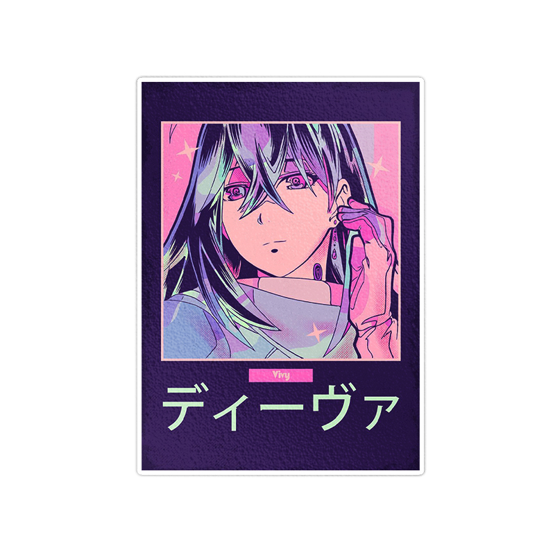 استیکر لپ تاپ ماسا دیزاین طرح ANIME مدل STKA00306