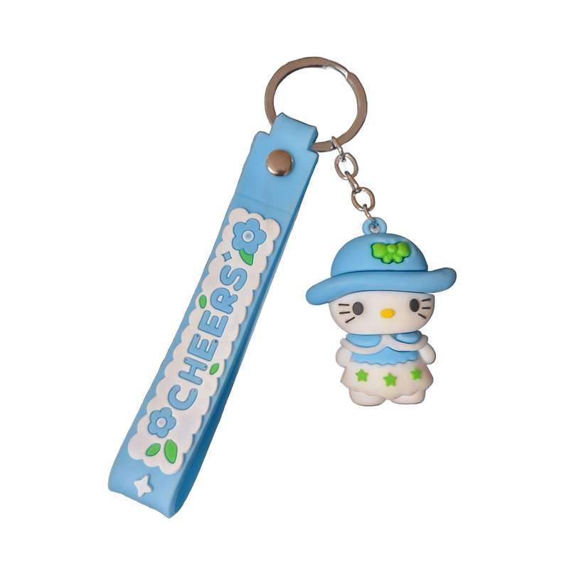 جاکلیدی دخترانه مدل سیلیکونی طرح کیتی کد 101