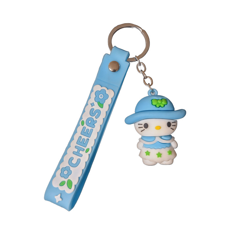 جاکلیدی دخترانه مدل سیلیکونی طرح کیتی کد 101