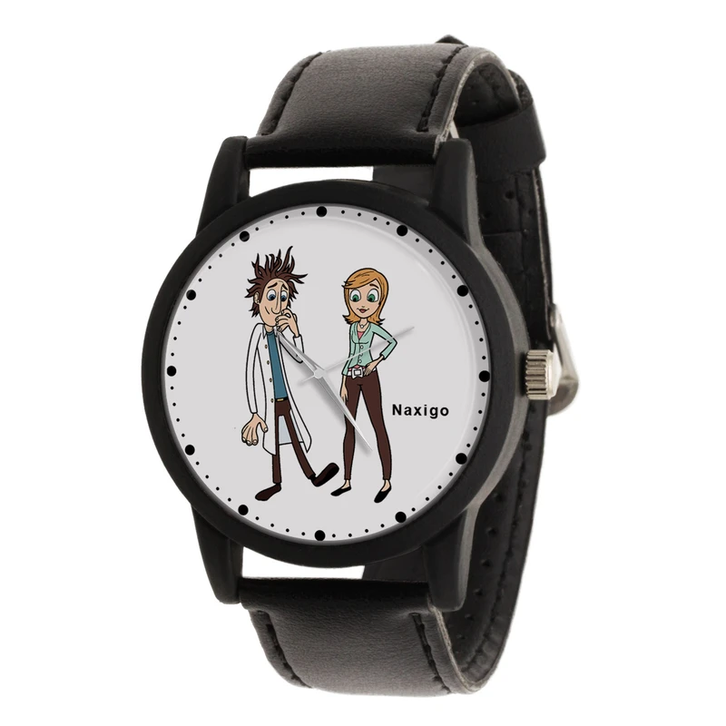 ساعت مچی عقربه ای ناکسیگو مدل ابری با احتمال بارش کوفته قلقلی کد LF14056