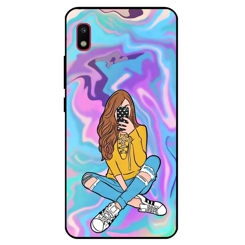 کاور مگافون کد 7592 مناسب برای گوشی موبایل سامسونگ Galaxy A10 E 