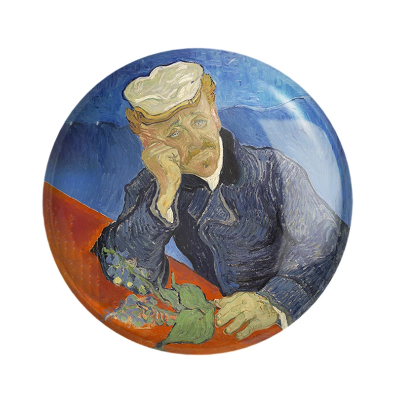 مگنت خندالو مدل پرتره دکتر گاچه ونسان ونگوگ (Van Gogh) کد 36807