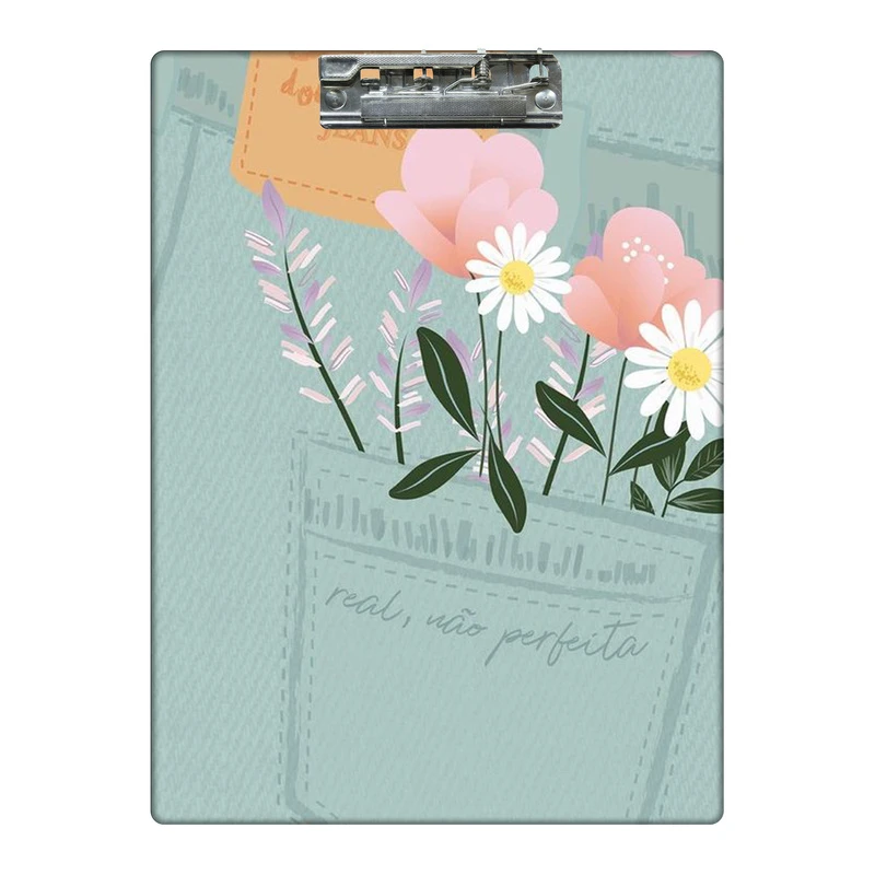 تخته شاسی طرح جیب شلوار و گل و استایل کد  9582729 سایز A4