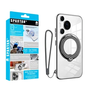 Spartan Ring Stand Strap Cover For Huawei Pura 70 Pro