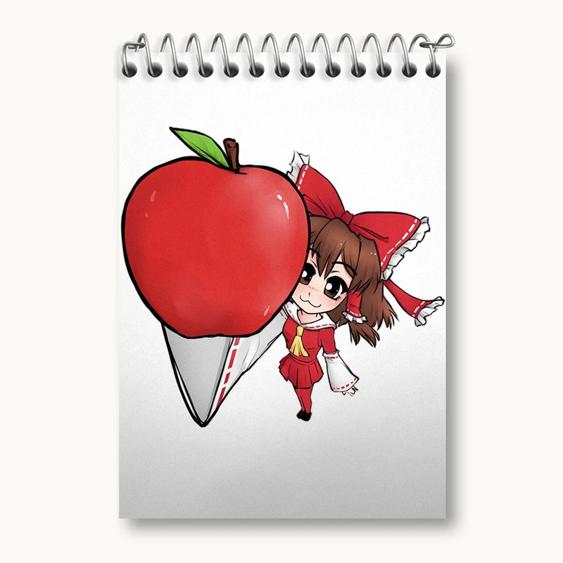 دفتر یادداشت 50 برگ خندالو مدل بازی توهو (Touhou) کد 35733